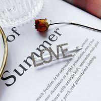 Pince à cheveux strass LOVE