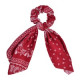 Chouchou foulard vintage rouge
