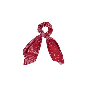 Chouchou foulard vintage rouge